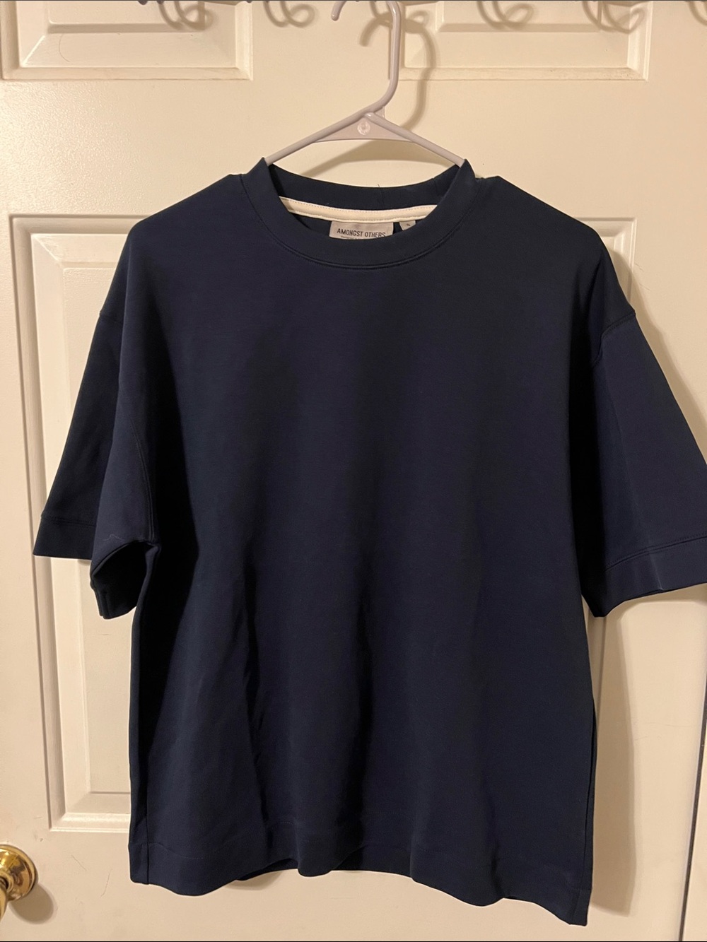 Men's Navy Crew Neck T-Shirt